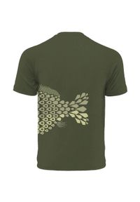 Koszulka Męska Wędkarska T-Shirt Delphin Tackle Karp. Kolor: zielony #2