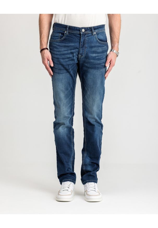 MARCUS - Męskie Spodnie Jeansowe Marcus Felix Jeans 2079 Blue Texas 14-200202