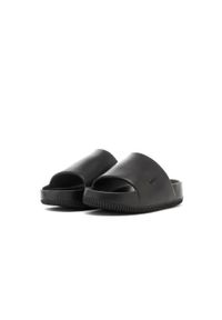 Klapki damskie Nike DX4816001. Okazja: na uczelnię. Kolor: czarny. Materiał: syntetyk, materiał. Styl: sportowy