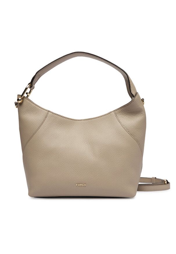 Furla Torebka Lara S WB01958 HSF000 BG 4488S 1007 Beżowy. Kolor: beżowy. Materiał: skórzane