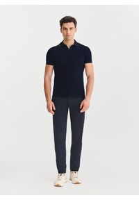 Pako Lorente - PAKO LORENTE - T-shirt polo granatowy. Okazja: na co dzień. Typ kołnierza: polo. Kolor: niebieski, zielony. Materiał: bawełna. Sezon: jesień. Styl: casual #8