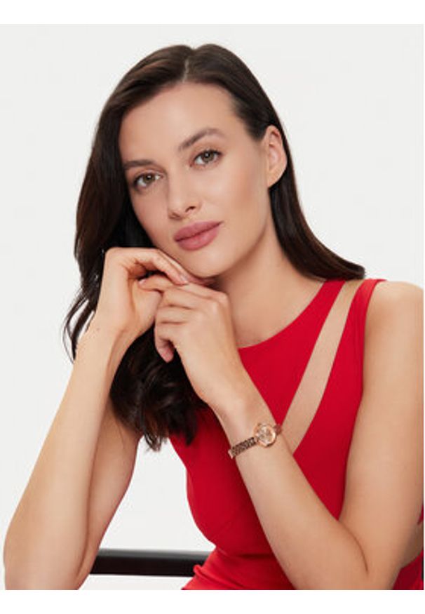 Daniel Wellington Zegarek Elan Lumine Unitone DW00100720 Różowy. Kolor: różowy