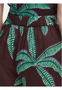 LOLA CASADEMUNT Spodnie materiałowe LS2614055 Brązowy Relaxed Fit. Kolor: brązowy. Materiał: wiskoza #5