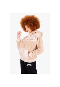 Bluzy sportowa damska Champion Hooded Full Zip Sweat. Typ kołnierza: kaptur. Kolor: różowy, wielokolorowy, beżowy