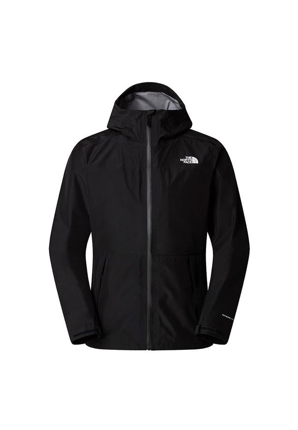 Kurtka The North Face Dryzzle Futurelight 0A8AM5JK31 - czarna. Kolor: czarny. Materiał: poliester. Wzór: aplikacja. Styl: elegancki. Sport: turystyka piesza