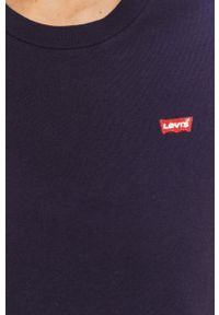 Levi's® - Levi's - T-shirt. Okazja: na co dzień, na spotkanie biznesowe. Kolor: niebieski. Materiał: dzianina. Styl: biznesowy, casual