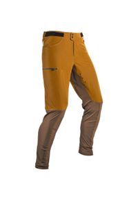 Spodnie rowerowe (+spodenki kolarskie z pampersem w zestawie) LEATT Pant MTB. Kolor: brązowy. Sport: kolarstwo