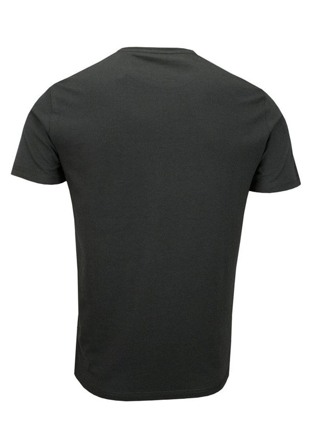 Grafitowy T-shirt Męski, Krótki Rękaw -Just Yuppi- Koszulka, z Nadrukiem, Koszulka w Napisy, Szara. Okazja: na co dzień. Kolor: szary. Materiał: bawełna. Długość rękawa: krótki rękaw. Długość: krótkie. Wzór: nadruk. Styl: casual