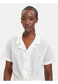 Guess Koszula W6GH48 W1881 Biały Classic Fit. Kolor: biały. Materiał: bawełna #2