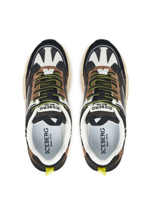 Iceberg Sneakersy IU1706 Brązowy. Kolor: brązowy. Materiał: materiał