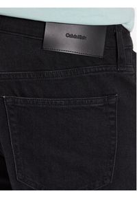 Calvin Klein Szorty jeansowe K10K110993 Czarny Relaxed Fit. Kolor: czarny. Materiał: jeans, bawełna