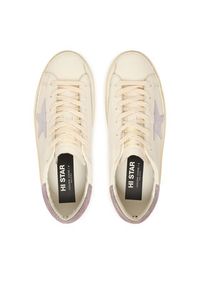 GOLDEN GOOSE - Golden Goose Sneakersy Hi Star Classic With List GWF00118.F007537.12280 Biały. Kolor: biały. Materiał: skóra
