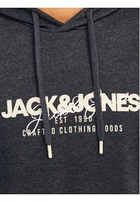 Jack & Jones - Jack&Jones Bluza Alvis 12256848 Czarny Standard Fit. Kolor: czarny. Materiał: bawełna #4