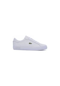 Lacoste Sneakersy Powercourt 7-49SMA0081 Biały. Kolor: biały. Materiał: skóra