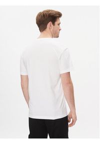 Calvin Klein Jeans T-Shirt Two Tone Monologo J30J324783 Biały Regular Fit. Kolor: biały. Materiał: bawełna #4