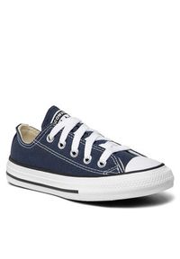 Converse Trampki Chuck Taylor All Star Ox 3J237 Granatowy. Kolor: niebieski. Materiał: materiał