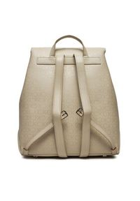 Calvin Klein Plecak Ck Daily Backpack_Epi Mono K60K611881 Beżowy. Kolor: beżowy. Materiał: skóra #4