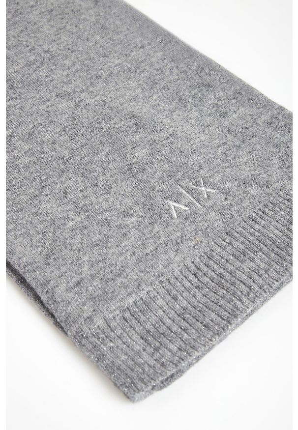 Armani Exchange - Szal damski wełniany ARMANI EXCHANGE. Materiał: wełna
