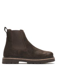 Birkenstock Sztyblety Highwood 1025756 Brązowy. Kolor: brązowy. Materiał: welur, skóra #4