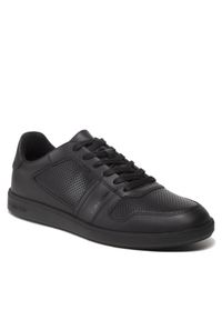 Calvin Klein Sneakersy Low Top Lace Up Lth HM0HM00471 Czarny. Kolor: czarny. Materiał: skóra #1