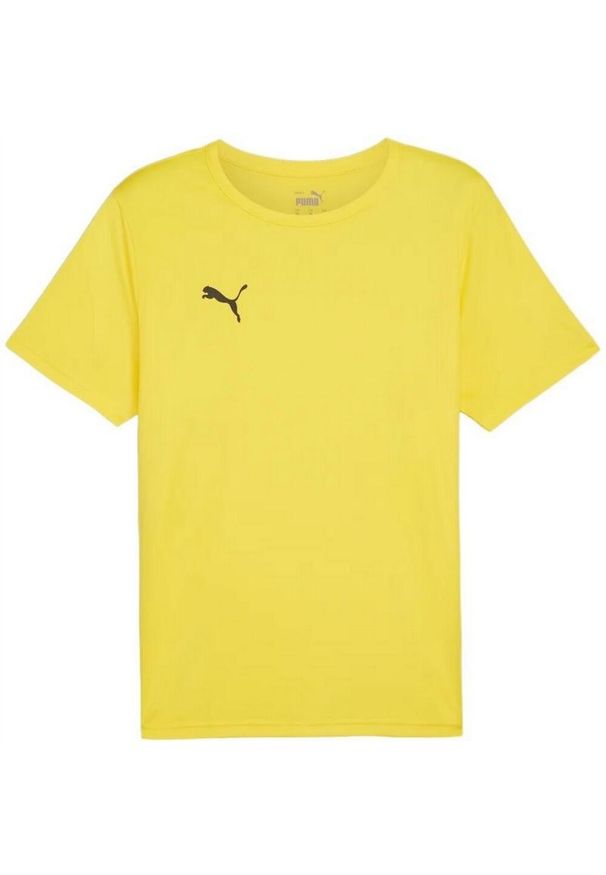 Puma - Męska Koszulka Meczowa TeamRise. Kolor: żółty. Sport: turystyka piesza