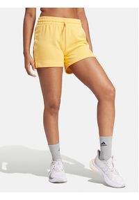 Adidas - adidas Szorty sportowe Essentials Linear IS2082 Pomarańczowy Slim Fit. Kolor: pomarańczowy. Materiał: bawełna #4