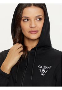 Guess Bluza V5RQ20 KC3D2 Czarny Regular Fit. Kolor: czarny. Materiał: syntetyk, bawełna #5