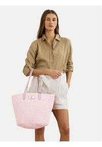 Lauren Ralph Lauren - LAUREN RALPH LAUREN Torebka Brie Large 431966868001 Różowy. Kolor: różowy
