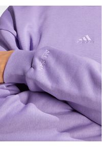 Adidas - adidas Bluza ALL SZN Fleece Sweatshirt IC6450 Fioletowy Loose Fit. Kolor: fioletowy. Materiał: bawełna #5