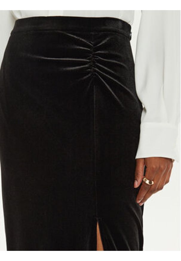 Marella Spódnica midi Idioma2 2423776042 Czarny Regular Fit. Kolor: czarny. Materiał: syntetyk