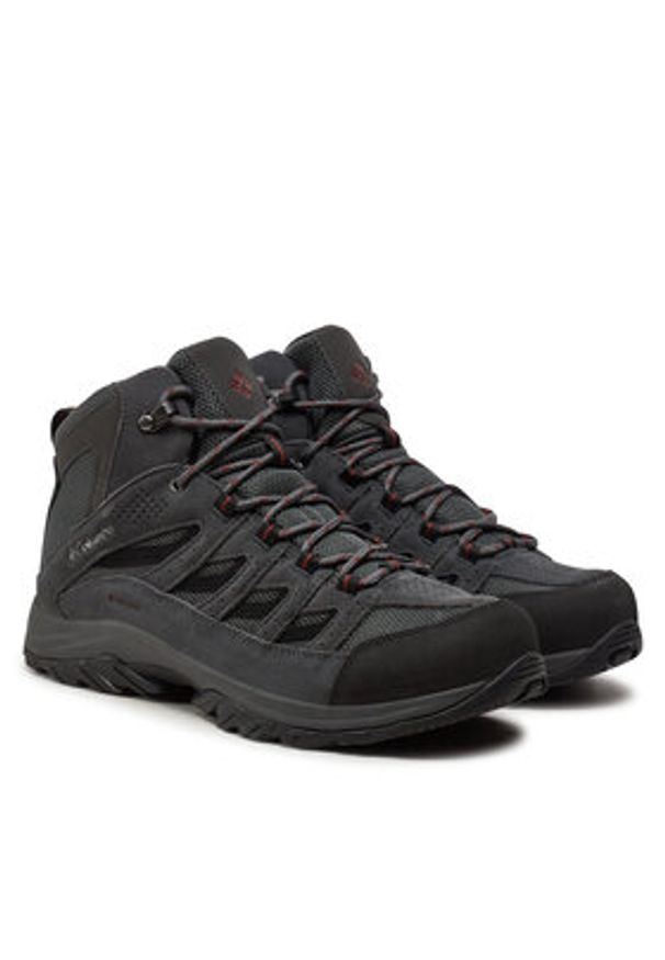 columbia - Columbia Trekkingi Crestwood Mid Waterproof 2100641 Szary. Kolor: szary. Materiał: materiał. Sport: turystyka piesza