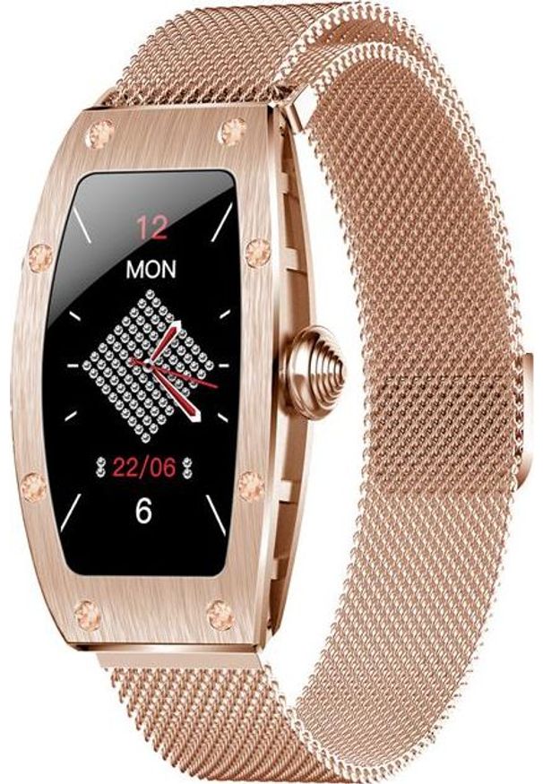 Smartwatch Kumi K18 Złoty (KU-K18/GD). Rodzaj zegarka: smartwatch. Kolor: złoty