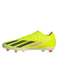 Adidas - Buty piłkarskie adidas X Crazyfast Pro Fg M IG0601 żółte. Kolor: żółty. Materiał: materiał. Szerokość cholewki: normalna. Sport: piłka nożna #2