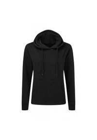 SG - Bluza Damska Z Kapturem. Typ kołnierza: kaptur. Kolor: czarny