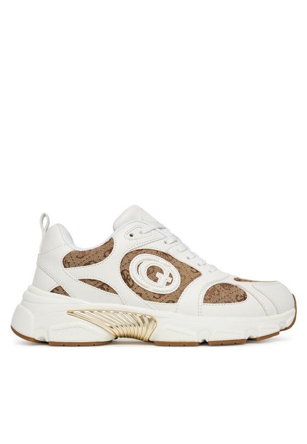 Guess Sneakersy FLFI2B ELE12 Biały. Kolor: biały. Materiał: skóra