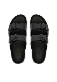 ecco - ECCO Klapki Cozmo M 55280401001 Czarny. Kolor: czarny. Materiał: skóra #3