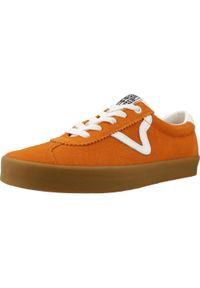 Tenisówki Vans Model Sport Low Kolor Pomarańczowy. Kolor: pomarańczowy. Materiał: zamsz, tkanina. Styl: sportowy