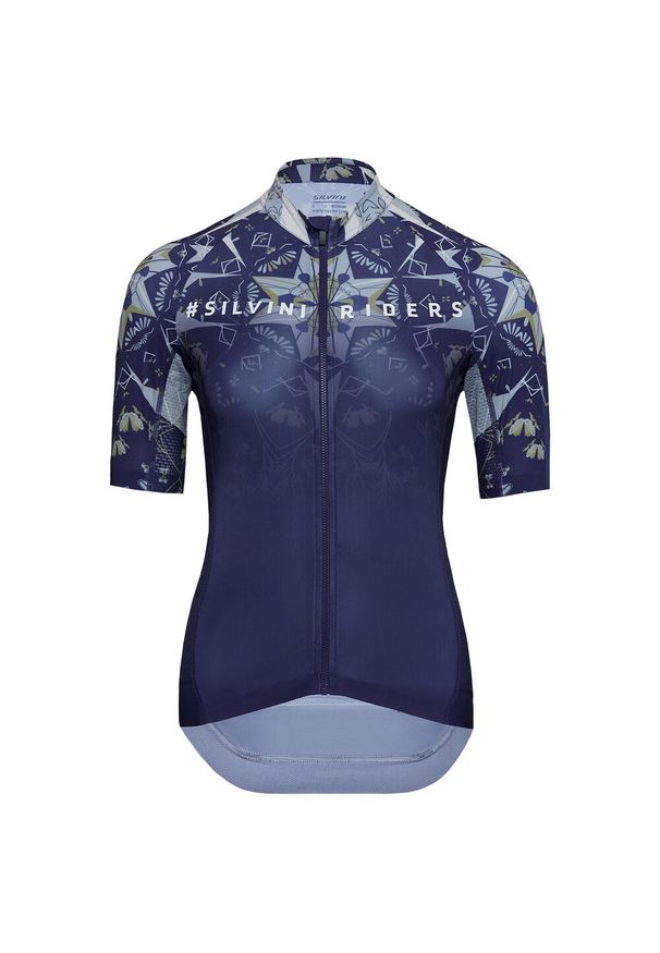 Damski jersey Silvini Mottolina. Kolor: niebieski. Materiał: jersey. Sport: kolarstwo