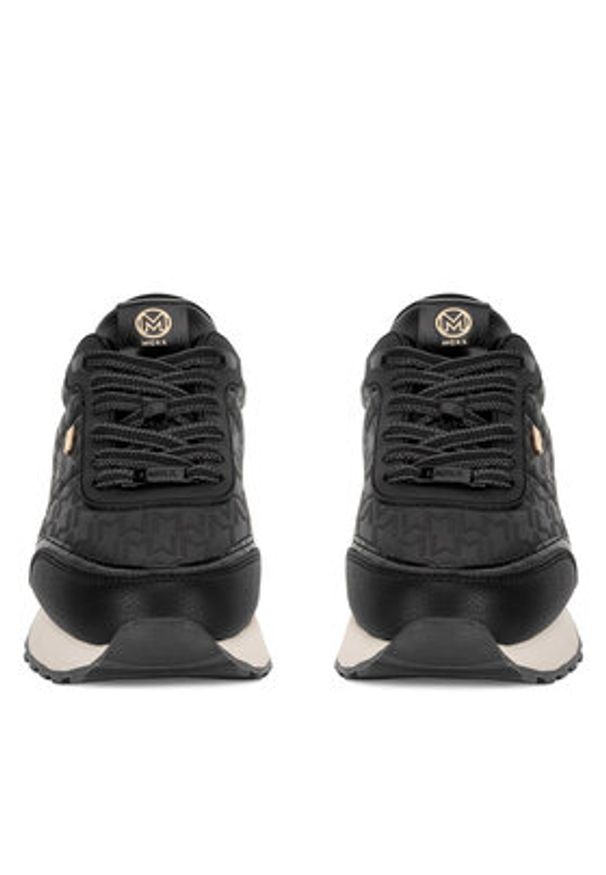 MEXX Sneakersy MI001009343W Czarny. Kolor: czarny. Materiał: skóra