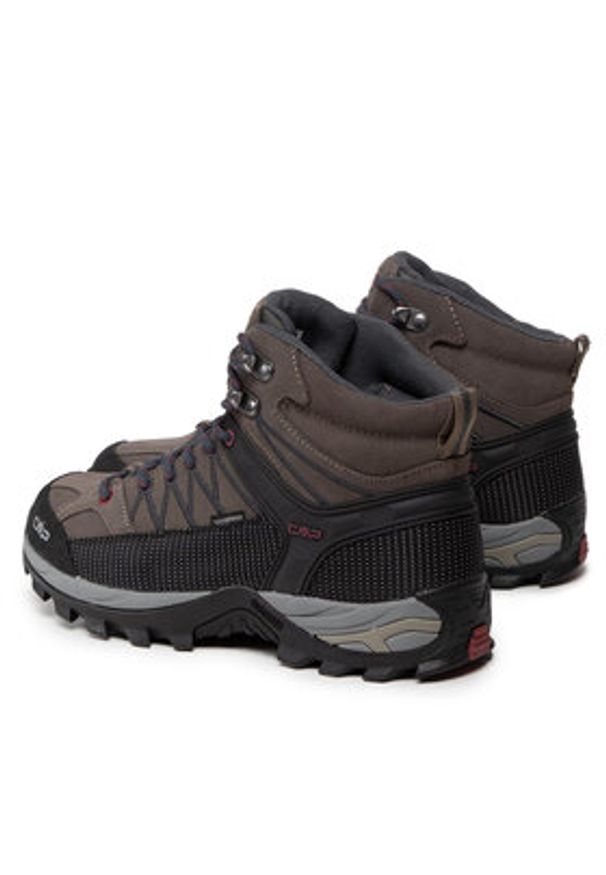 CMP Trekkingi Rigel Mid Trekking Shoe Wp 3Q12947 Szary. Kolor: szary. Materiał: skóra, zamsz. Sport: turystyka piesza