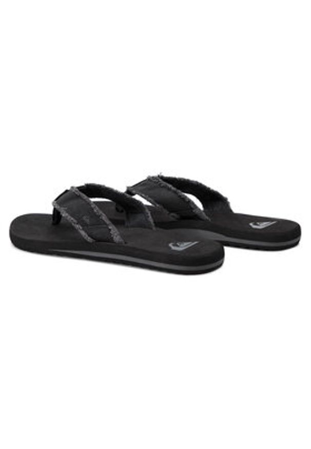 Quiksilver Japonki AQYL100047 Czarny. Kolor: czarny. Materiał: materiał