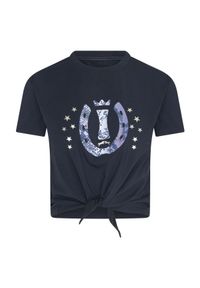 IMPERIAL RIDING - Koszulka damska Imperial Riding Star. Kolor: niebieski #1