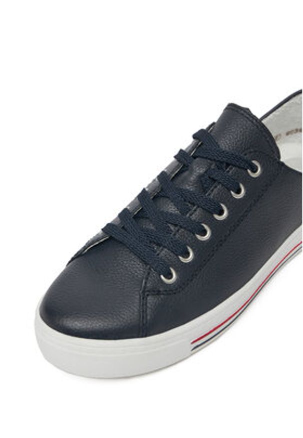Remonte Sneakersy D0900-15 Granatowy. Kolor: niebieski. Materiał: skóra