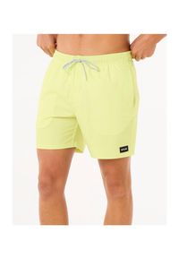 Spodenki surfingowe męskie Rip Curl Daily Volley Żółty. Kolor: zielony. Styl: sportowy