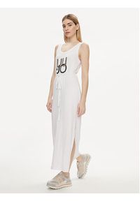 Liu Jo Sukienka dzianinowa VA4140 JS360 Biały Regular Fit. Kolor: biały. Materiał: wiskoza #3