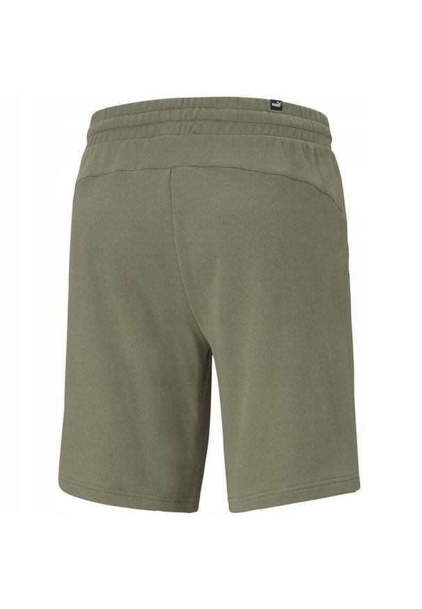 Puma - Shorty Męskie Logo Modern Basic. Kolor: zielony. Sport: turystyka piesza