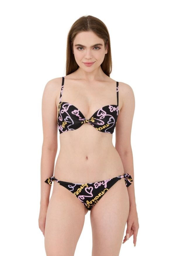 Emporio Armani - EMPORIO ARMANI Czarny strój kąpielowy, Rozmiar S. Kolor: czarny