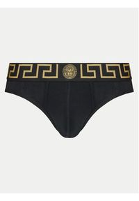 VERSACE - Versace Komplet 3 par slipów AU10327 1A10011 Czarny. Kolor: czarny. Materiał: bawełna #8