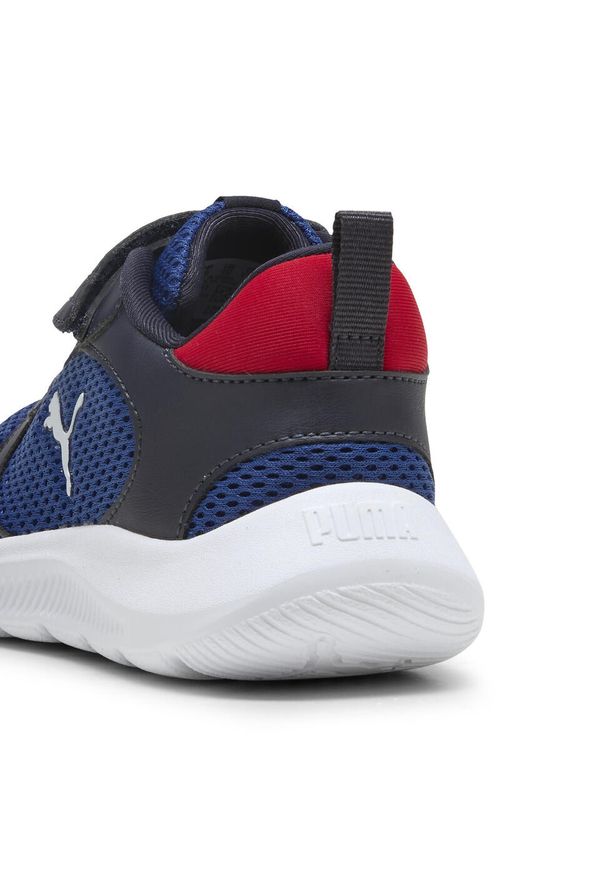 Puma - Dziecięce sneakersy PUMA Fun Racer 2 PUMA New Navy White Clyde Royal Blue. Okazja: na uczelnię. Kolor: niebieski, wielokolorowy, biały. Sport: joga i pilates