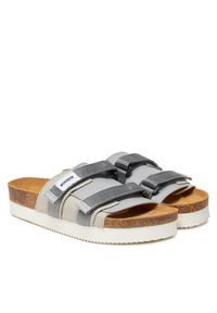 Novesta Klapki Partisan N358001-176768BIA Szary. Kolor: szary. Materiał: skóra #6